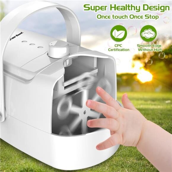 Bubble Machine Durable Automatic Bubble Blower, 18000+ Big Bubbles Per Minute - Picture 4 of 7